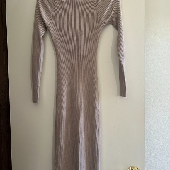 Abercrombie & Fitch Cut Out Bodycon Midi Sweater Dress Size S - Picture 10 of 10